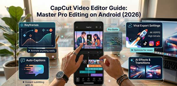 Professional Video Editing using CapCut Video Editor on Android
