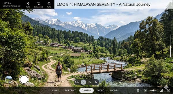 Professional photography using LMC 8.4 Camera Guide